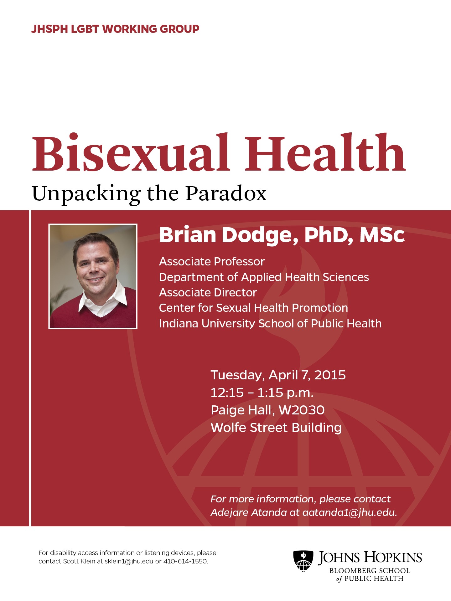 Photo of Dodge Bisexual Health Poster